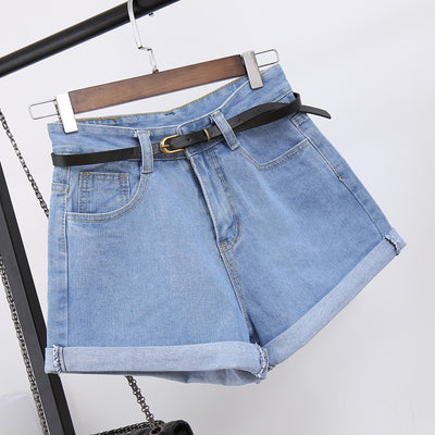 Short taille haute ,denim - Laboutiquedebeky