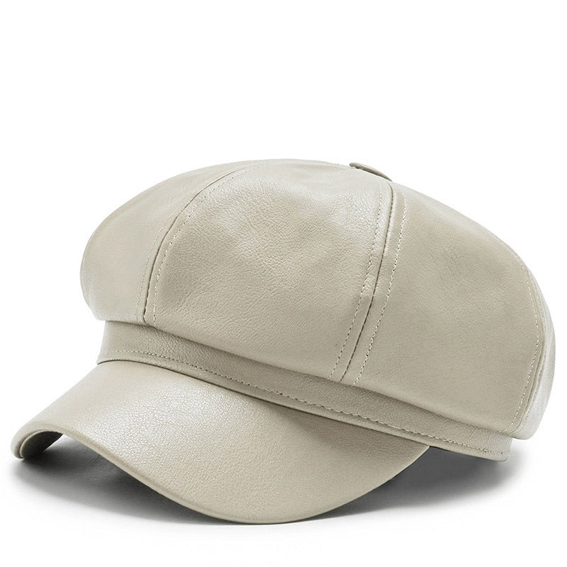 Chapeau orthogonal en cuir PU