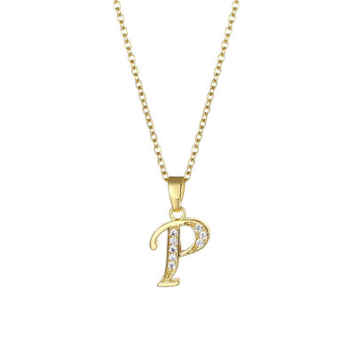 Collier pendentif lettres - Laboutiquedebeky