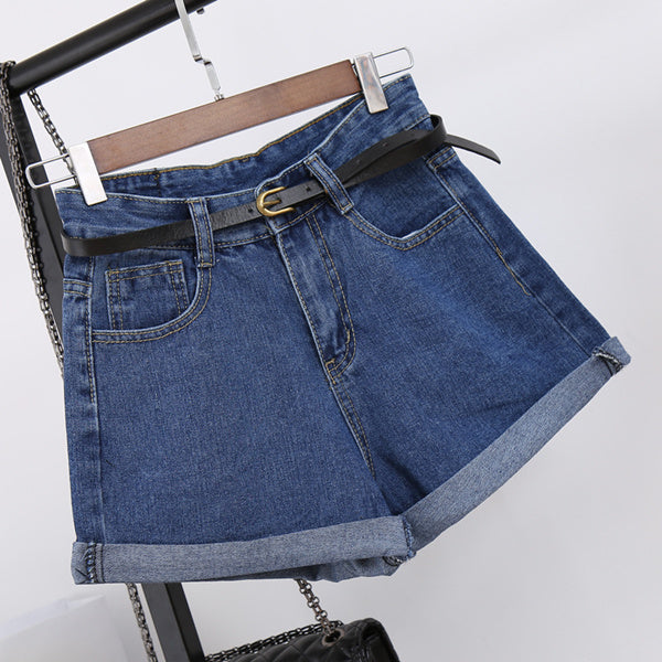 Short taille haute ,denim - Laboutiquedebeky