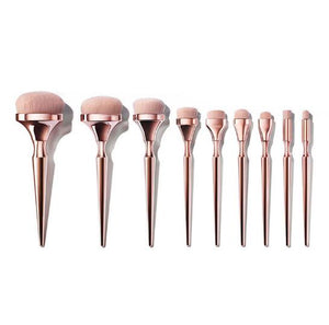 9 PCS Makeup Brushes - Laboutiquedebeky