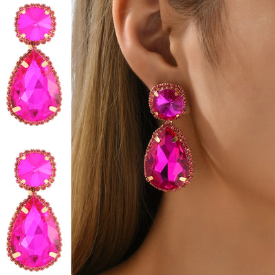 Boucle d’oreille cristal - Laboutiquedebeky