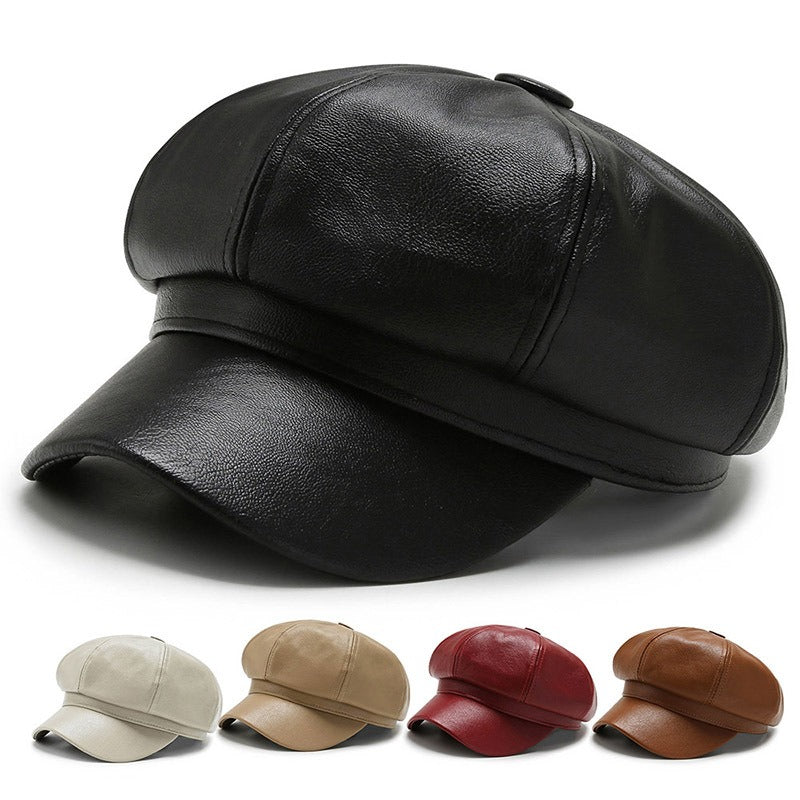 Chapeau orthogonal en cuir PU