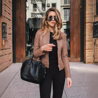 Veste en cuir - Laboutiquedebeky