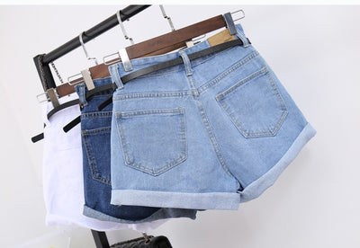 Short taille haute ,denim - Laboutiquedebeky